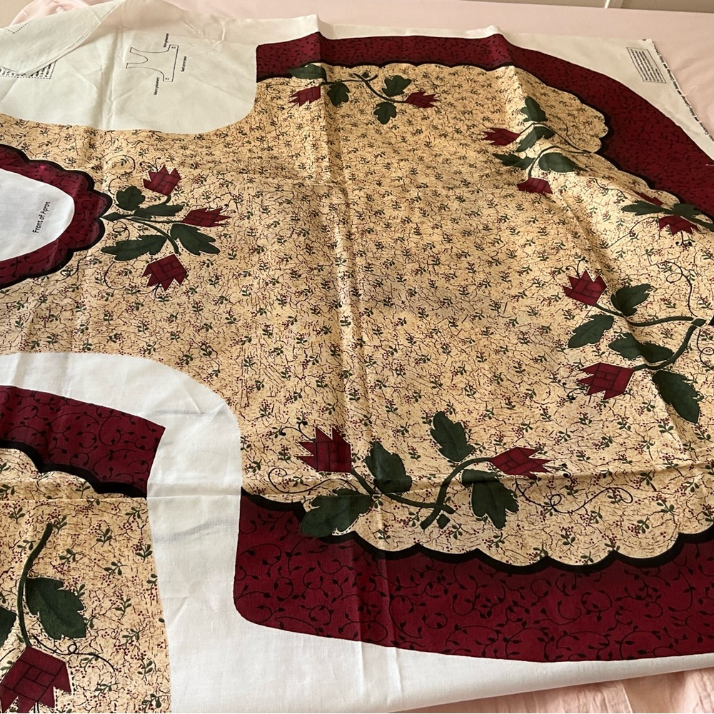 Crafts No-Sew Fabric Appliqué Daisy Kingdom Christmas Swan Apron Mitt Scare Crow - Picture 10 of 15